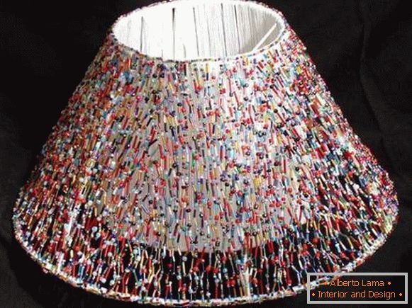 Lampshade for the floor lamp by own hands, photo 10