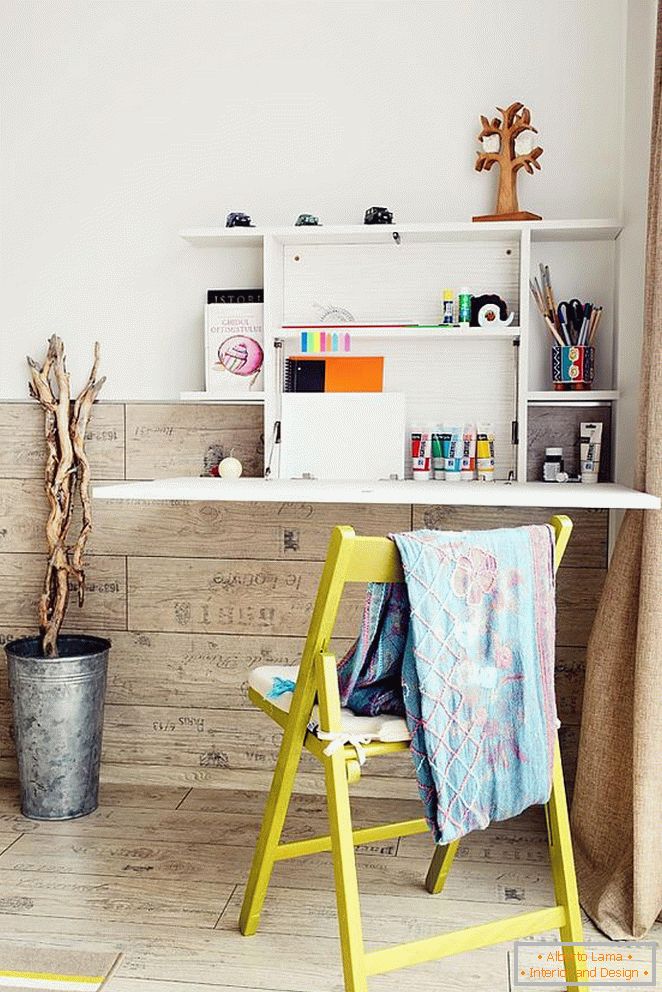 Stationery in the closet on the wall