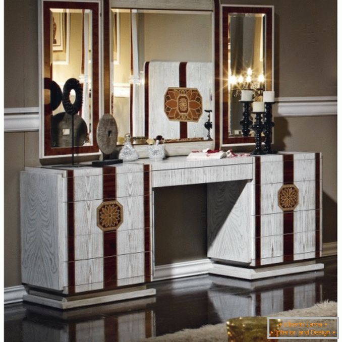 Dressing tables with a mirror for a bedroom photo 26