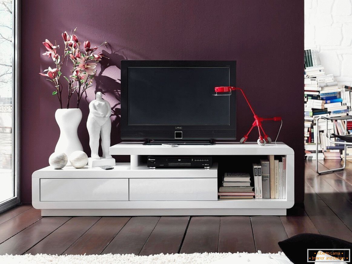 TV stands in the interior