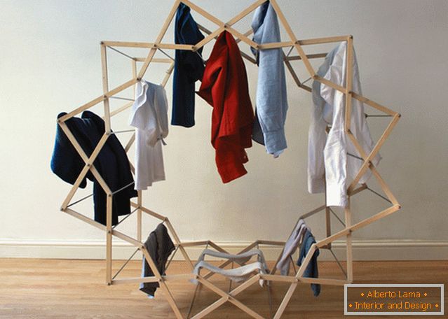 Round clothes dryer
