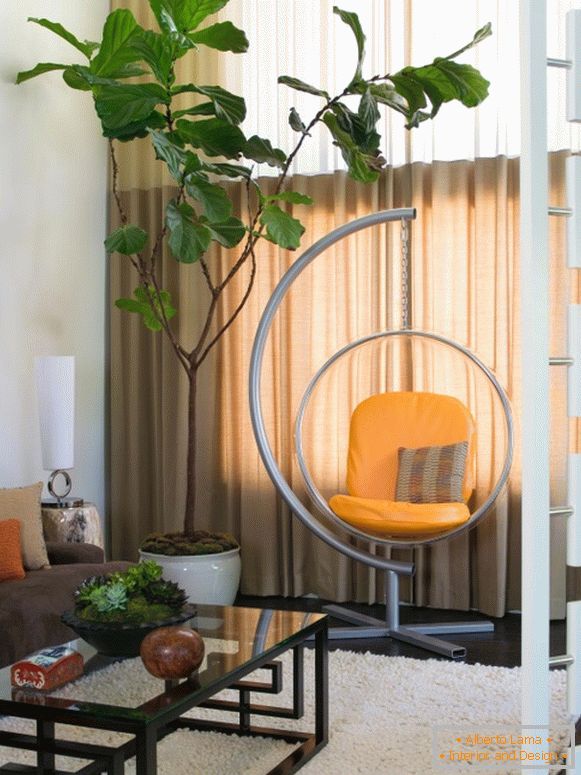 Designer chair for the living room