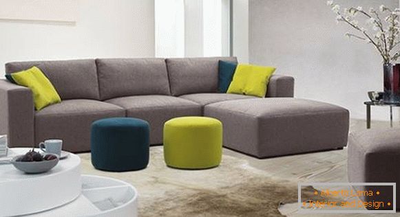 Upholstered furniture - corner sofas modular