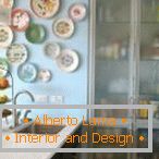 Ceramics in the interior кухни