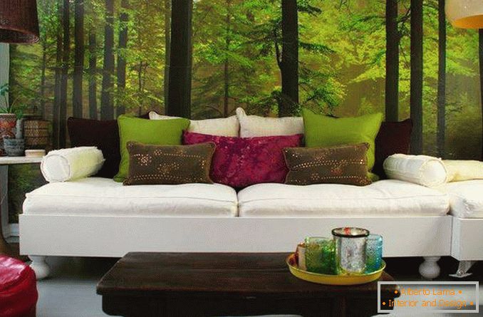Decor for interior decoration in a natural style