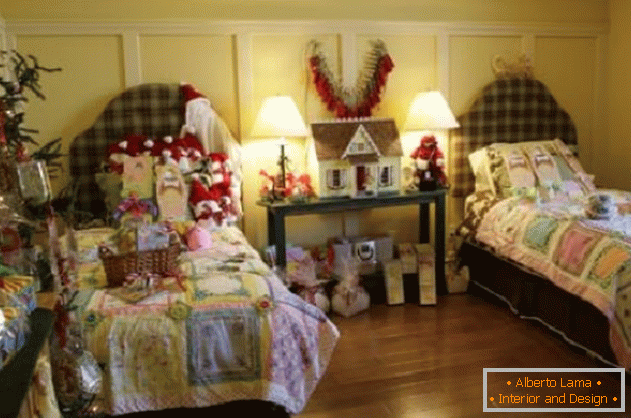 Ideas for decorating a children's room for the new year, photo 14