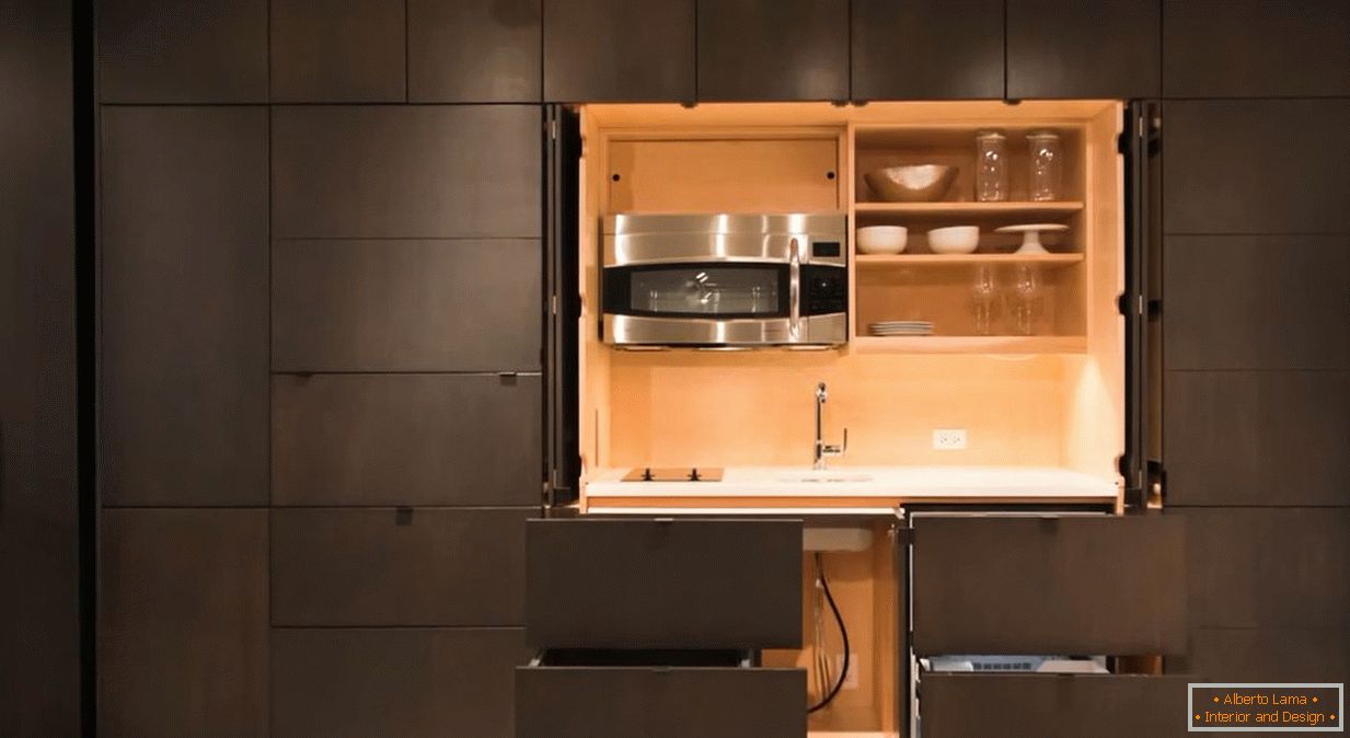 Design interior kitchens Stealth Kitchen by Resource Furniture
