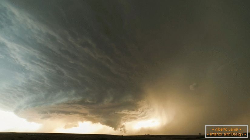 Hurricane near Booker, Texas