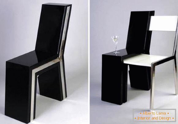 Stylish chair with a chair