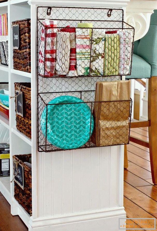 Baskets and cells for storage