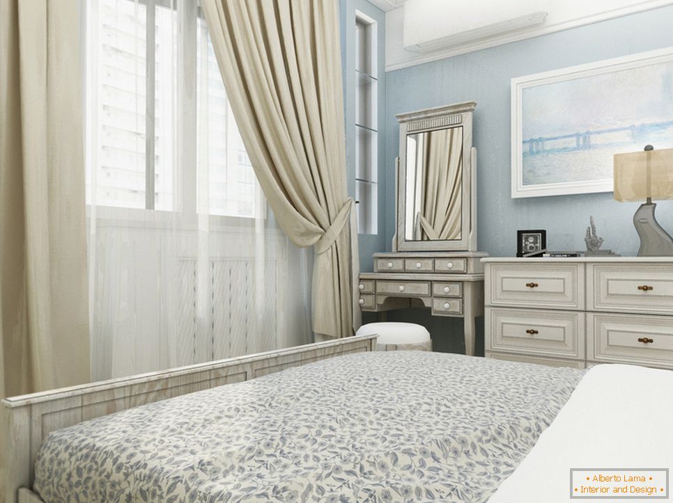 Bedroom in classic style