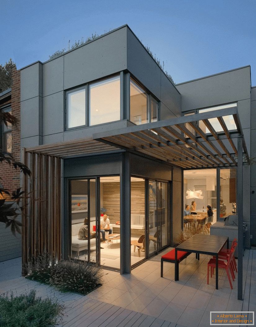 Patio Through House in Canada