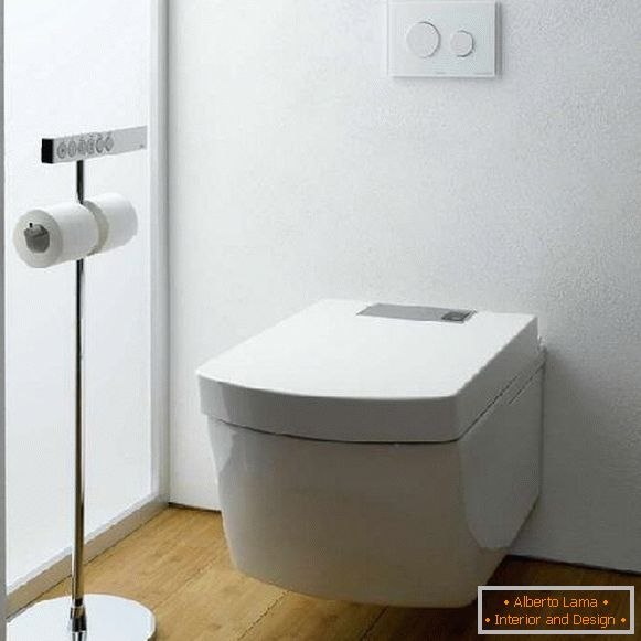 hanging toilet with bidet function, photo 10