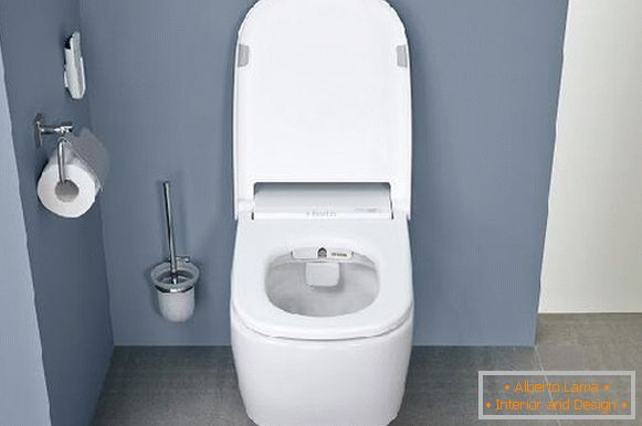 hanging toilet with bidet function, photo 11