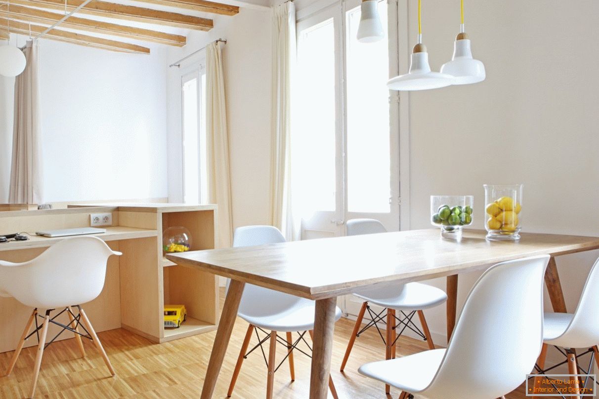 Light dining area