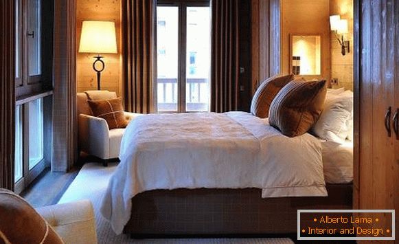 bedroom-in-style chalet