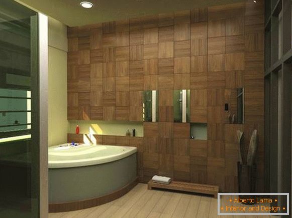 bathroom design in a private house, photo 4