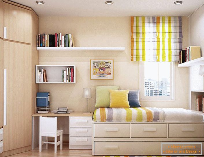 Modular furniture is an excellent option for children's decoration.