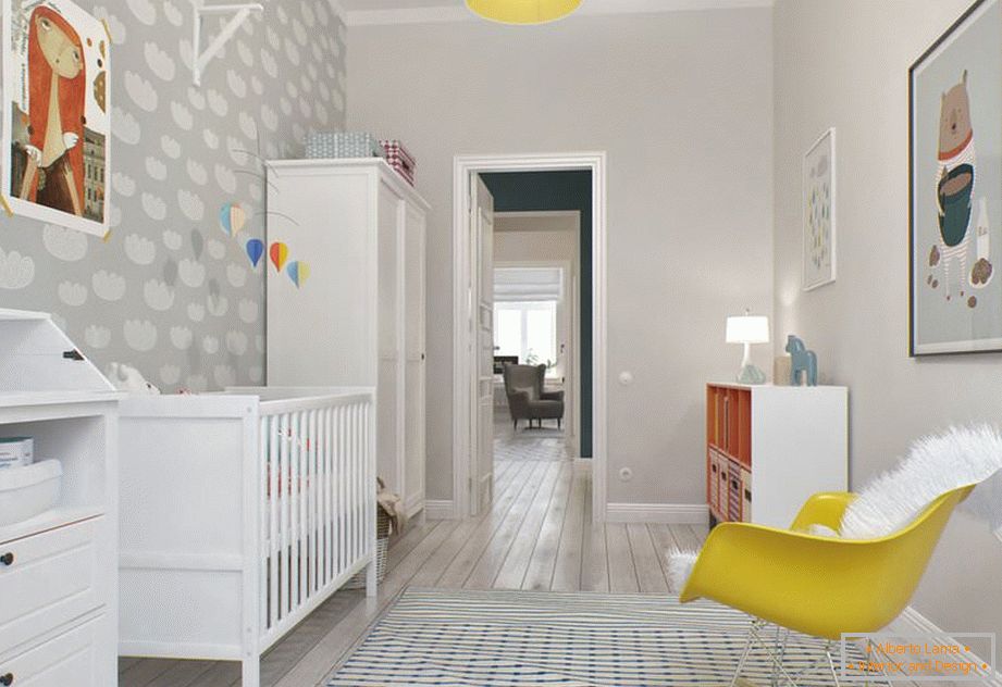 Light walls in the nursery