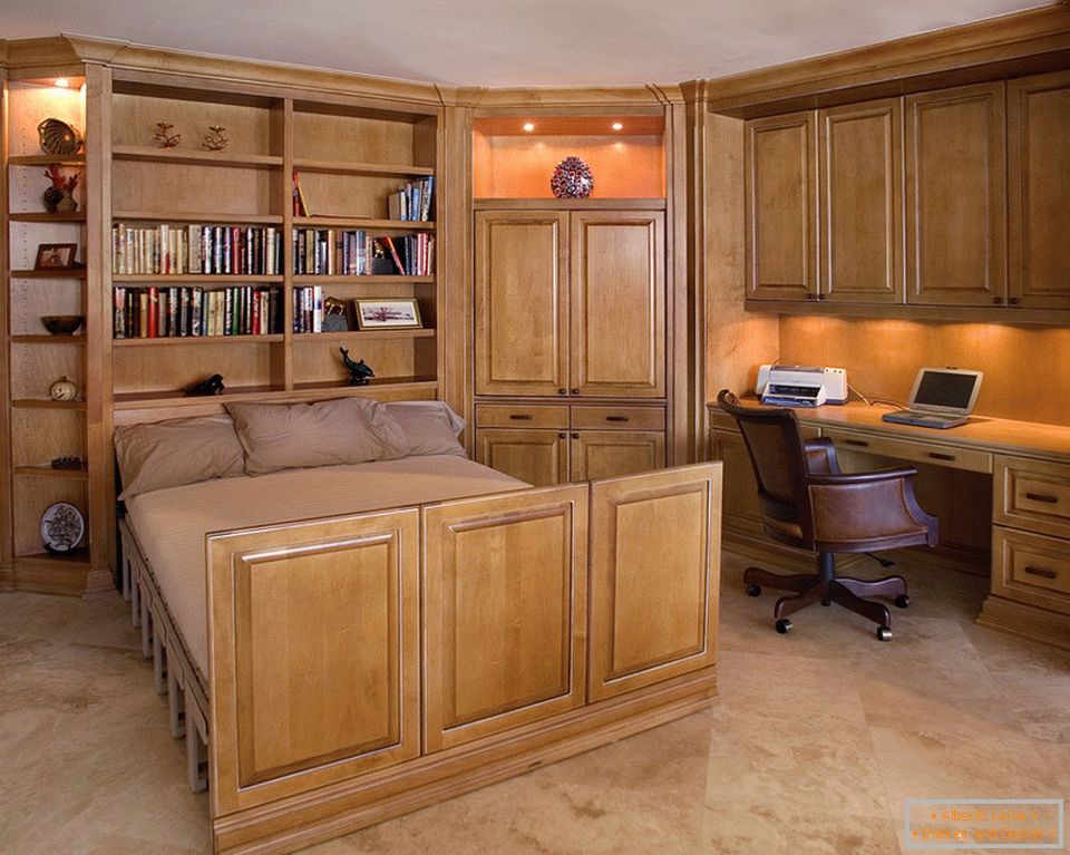 Murphy bed in the office