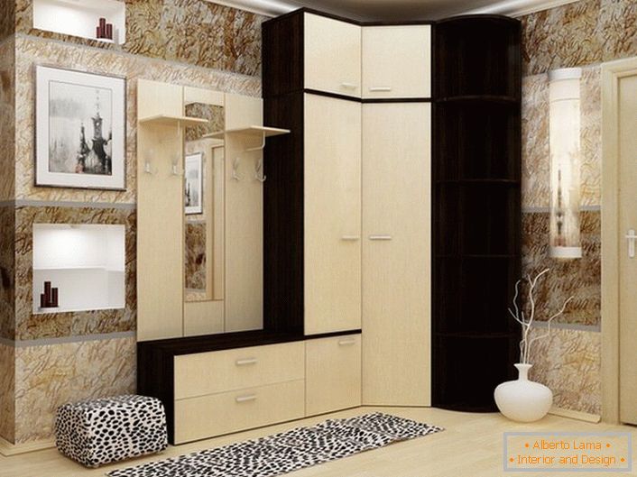 Cabinet furniture in the hallway