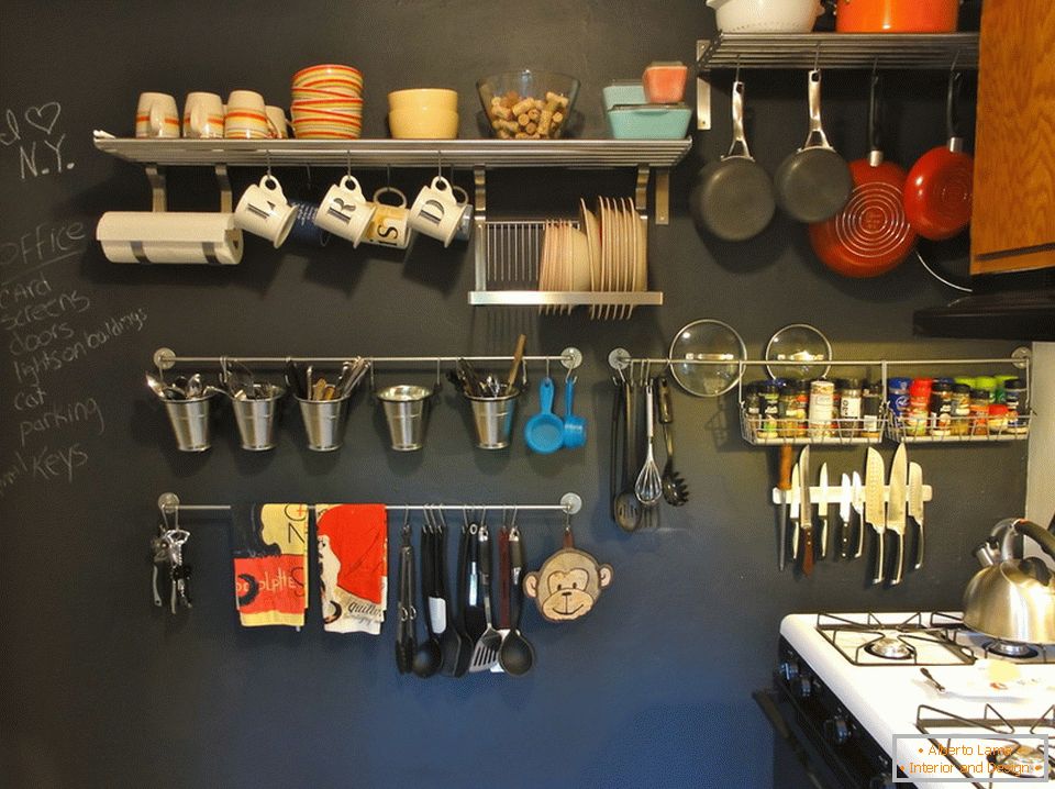 System for storing dishes in the kitchen