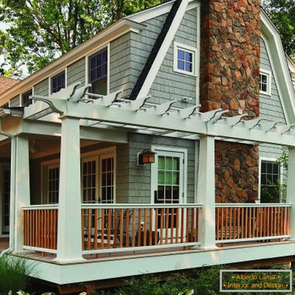 How to attach a veranda to a brick house photo 1