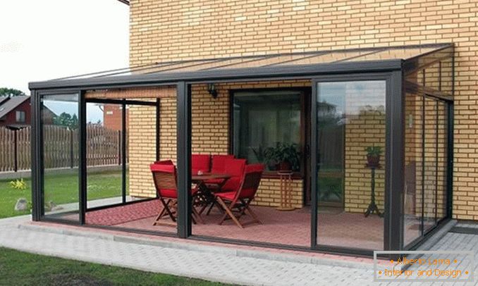 How to attach a veranda to a brick house options