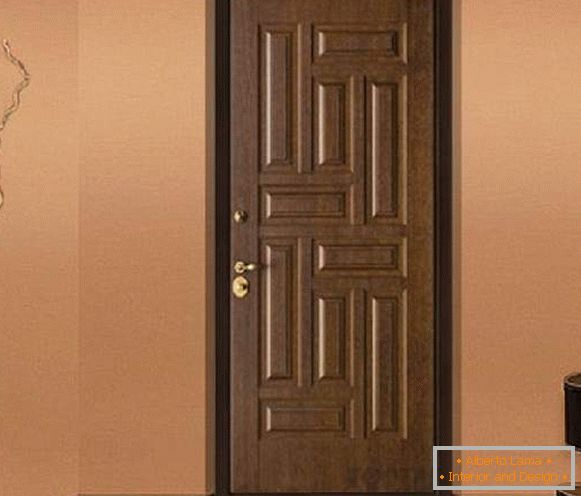 wooden entrance doors for apartments, photo 32