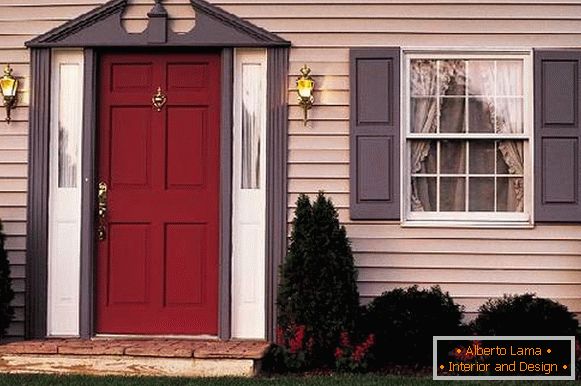 Exterior wooden entrance doors, photo 40