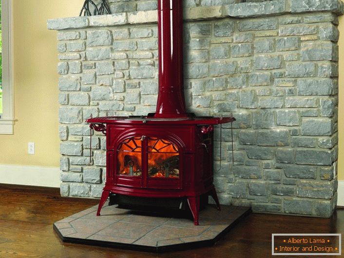 Variants of cast-iron fireplaces.