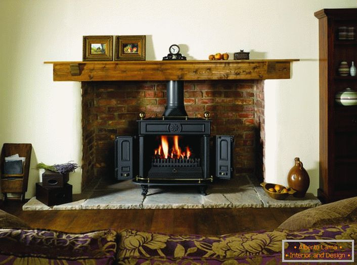 Variants of cast-iron fireplaces.
