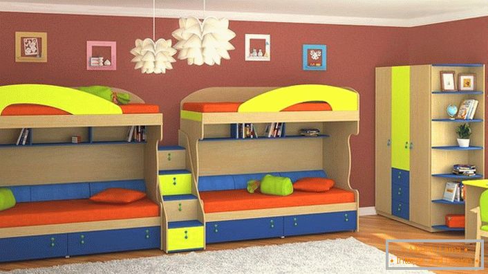 Children's room for two children