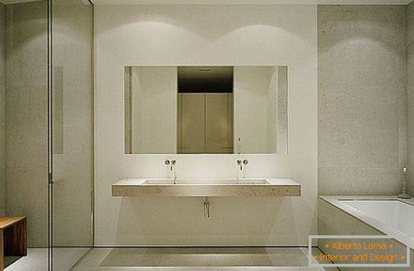 Minimalist bathroom design