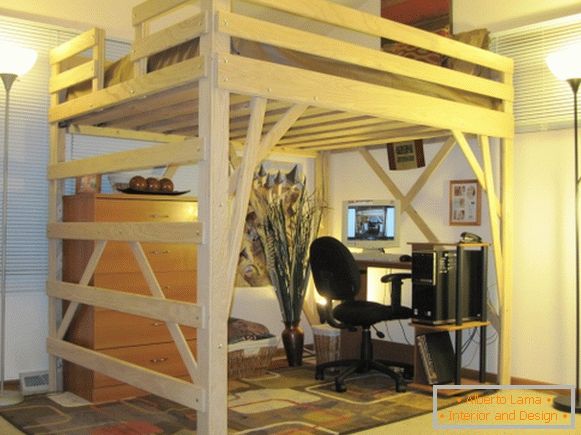 Make an adult loft bed for yourself