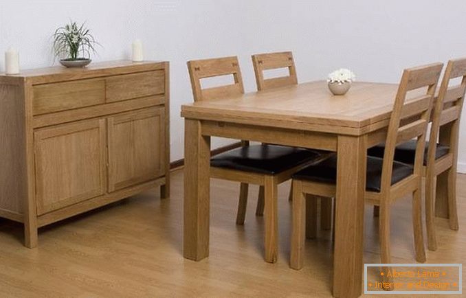 Folding dining table