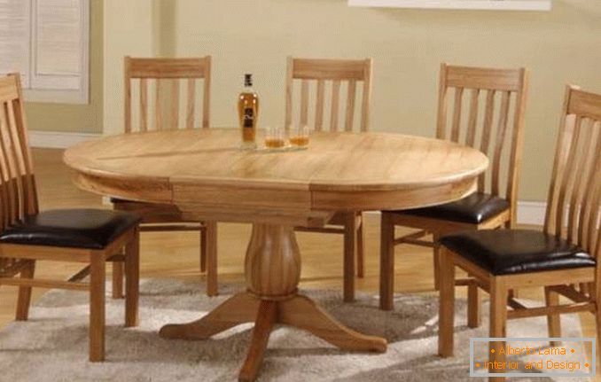 Folding dining table