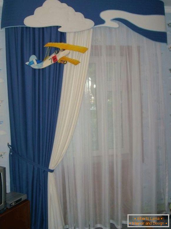 Curtains in the children's room photo 2