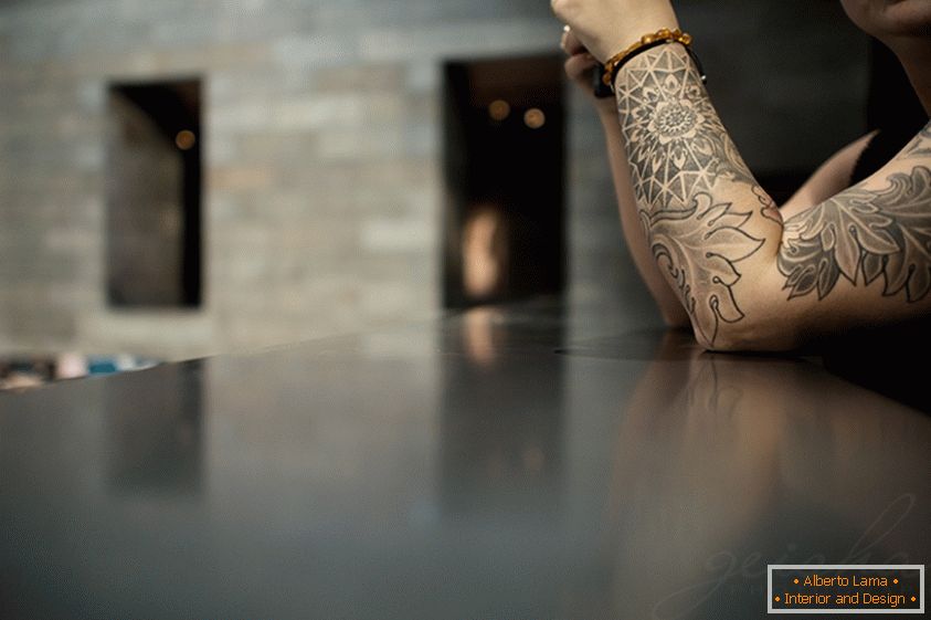 Tattoos on the arm