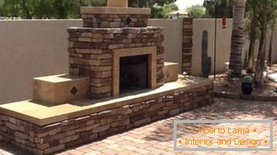 Kinds of street fireplaces and features of their laying (41