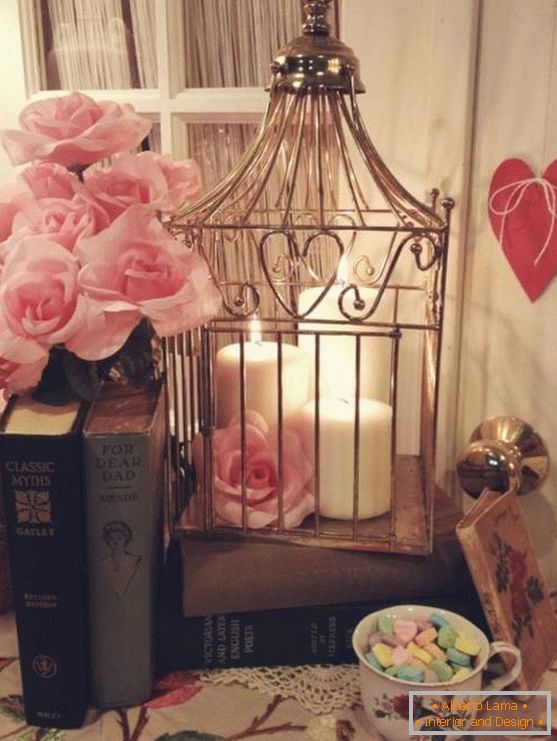 Romantic decoration for the interior (vintage)