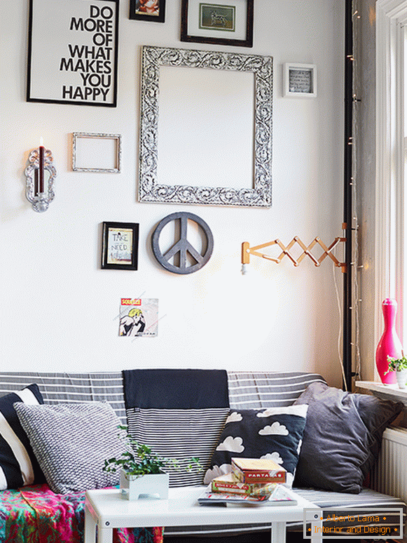 Vintage style in a cozy two-room apartment