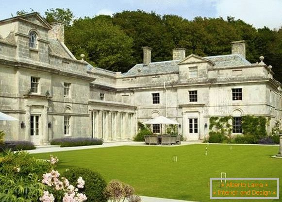 Classic interior design of a country house