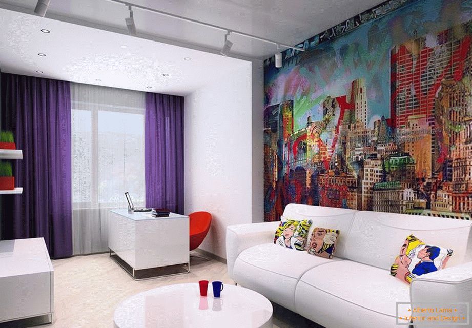 Living room в стиле поп-арт
