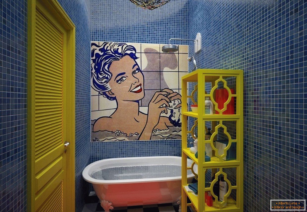 Bathroom в стиле поп-арт