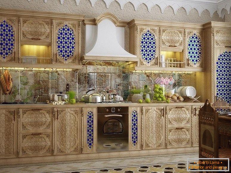 Beautiful furniture in the kitchen