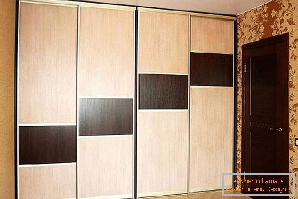 built-in wardrobe in the entrance hall to order, photo 27
