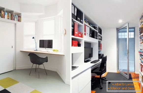How to equip a home office: furniture, cabinets, shelves