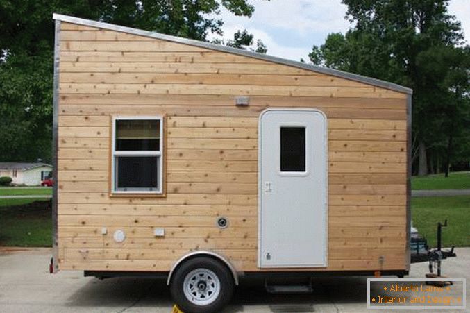 Unusual small houses on wheels