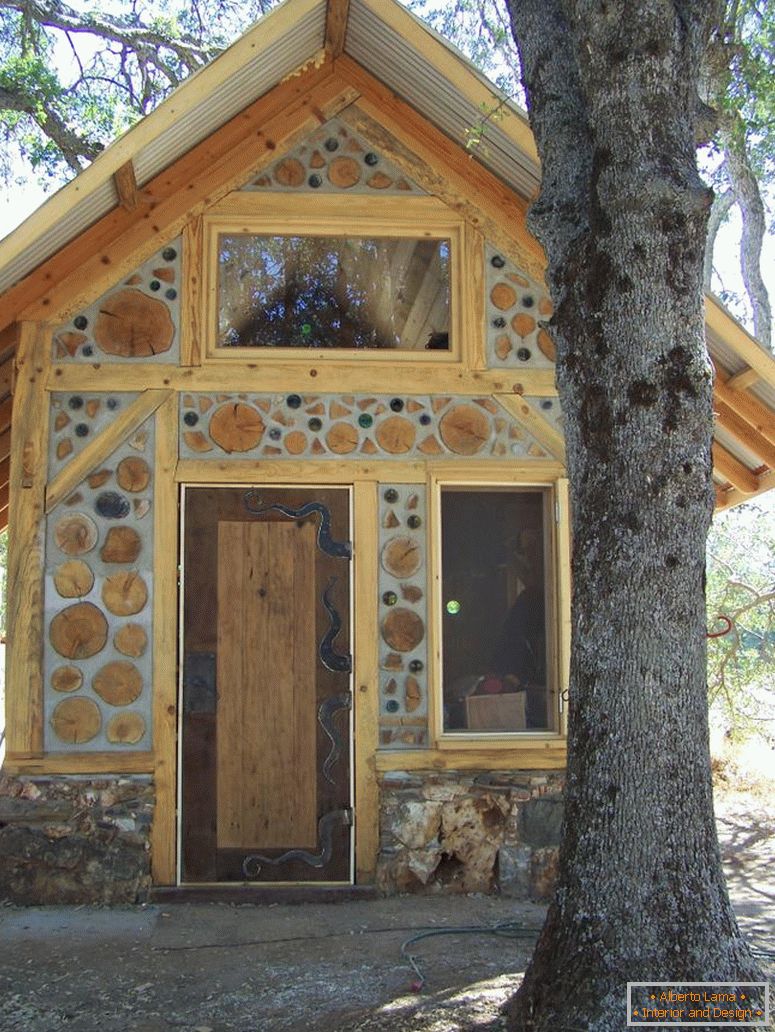 Unusual small house in two levels